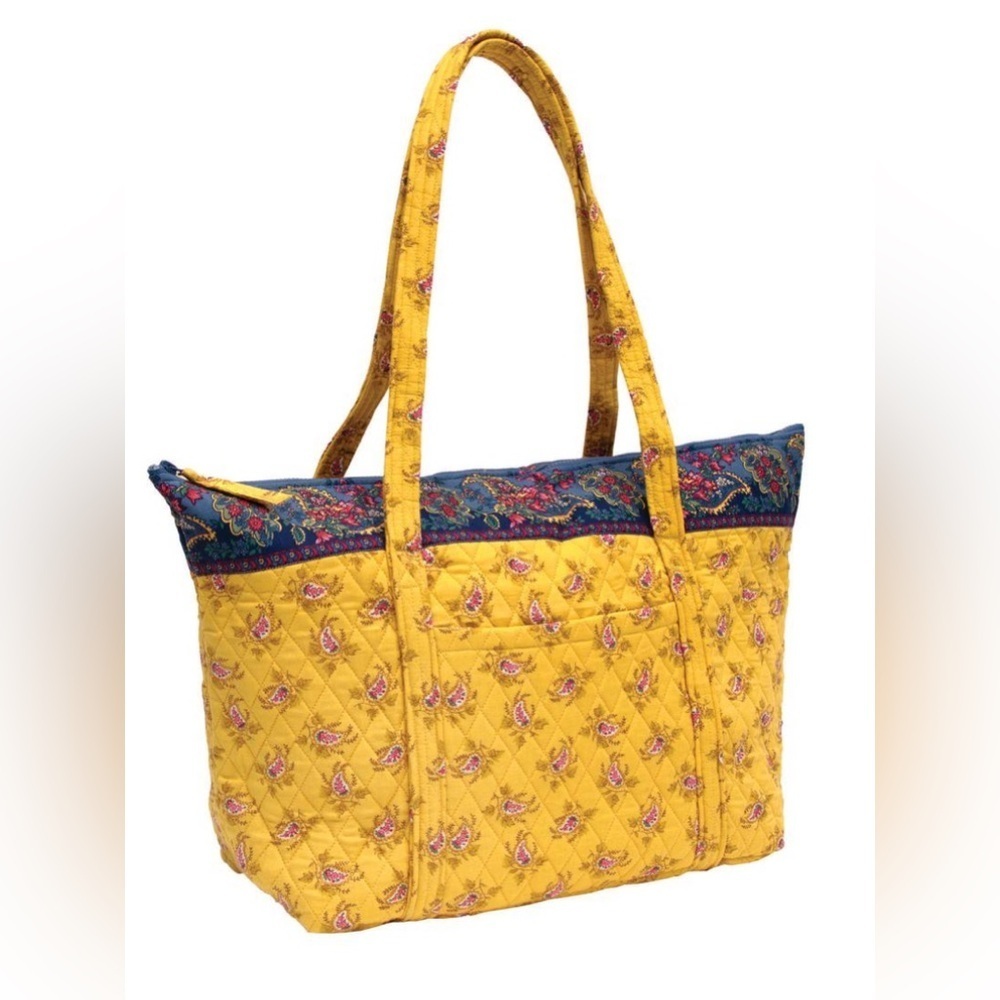 C&F Home Sunbright Quilted Floral Tote Bag